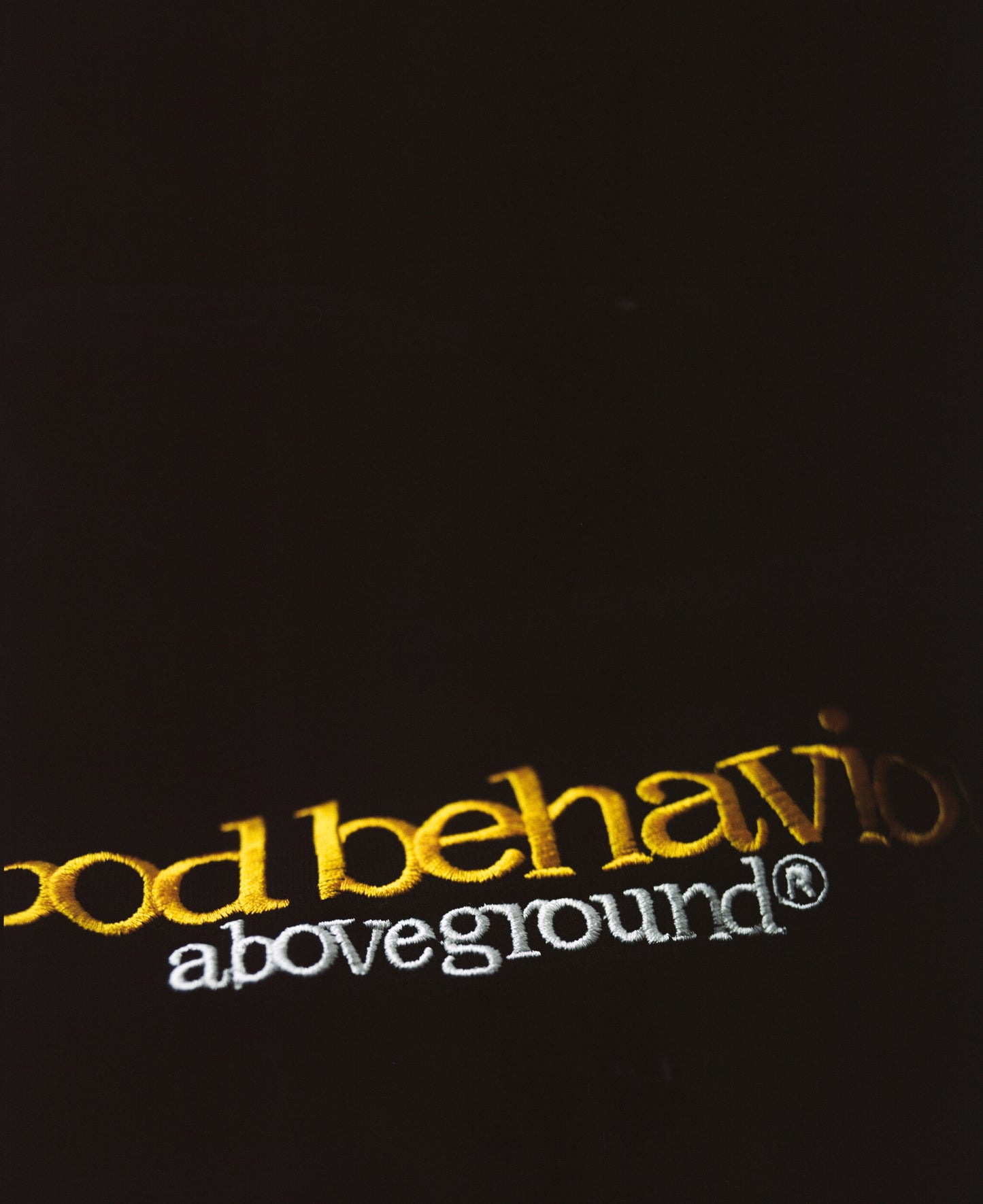GOOD BEHAVIOUR UNIFORM HOODIE (BLACK)